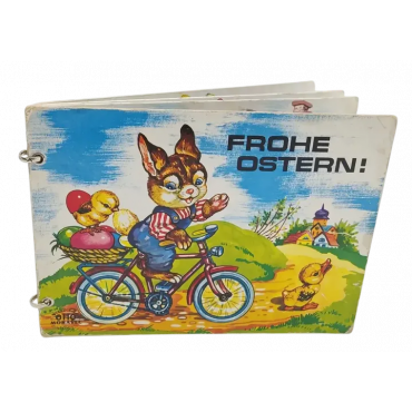  Vintage Bilderbuch Ringbuch - Frohe Ostern! - Otto Moravec Bilder Buchverlag