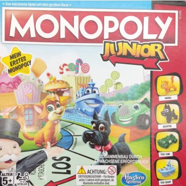 Monopoly Junior - Gesellschaftsspiel, Hasbro 