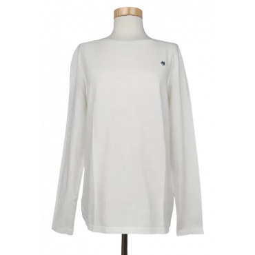 Marc O'Polo Damen Shirt weiß - Gr. L