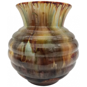 St. Peter Graz Keramik Vase mehrfarbig Höhe: 19 cm Vintage