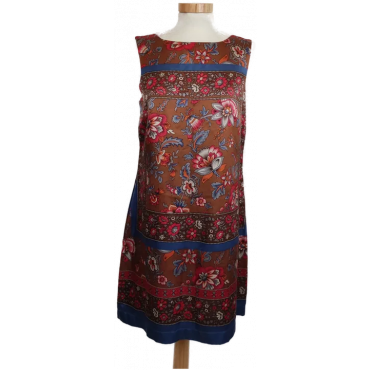 Monsoon Damen Kleid gemustert Gr- 40