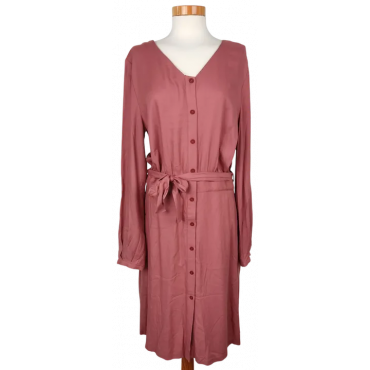 SKFK Damen Midikleid, altrosa - Gr. S