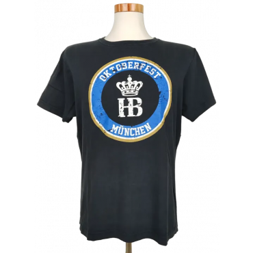Hofbräuhaus München Herren T-Shirt, schwarz - Gr. M