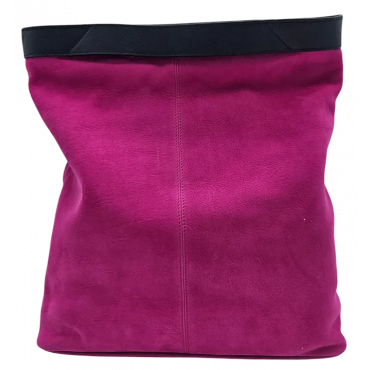 Max V. Koenig Damen Lederhandtasche/Clutch, pink - Höhe ca. 35 cm