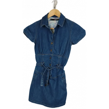 Trf Luxury Denim Damen Kleid blau Gr. M