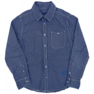 Tom Tailor Kinder Hemd blau Gr.128/134