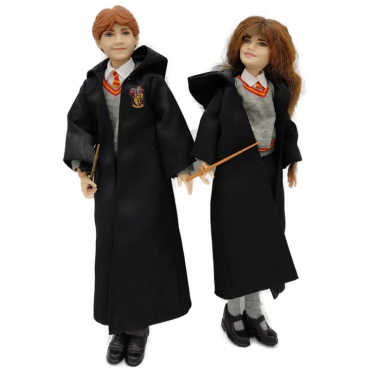 Harry Potter: Hermine Granger Figur und Ron Weasley Figur