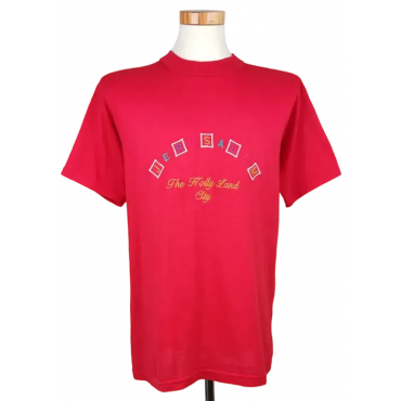 Jerusalem Herren T-Shirt, rot - Gr. XXL