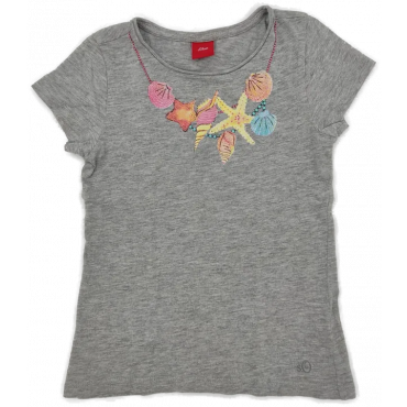s. Oliver Kinder Shirt grau Gr.104/110