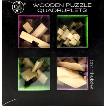 Wooden Puzzle Quadruplets - Gesellschaftsspiel 
