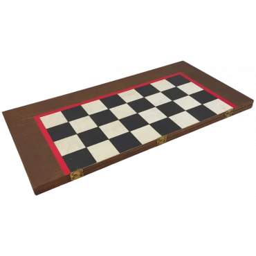 Handbemaltes klappbares Schachbrett aus Holz