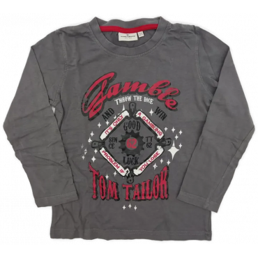 Tom Tailor Kinder Shirt grau Gr.116/122