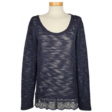 ONLY Damen Pullover, marine - Gr. L