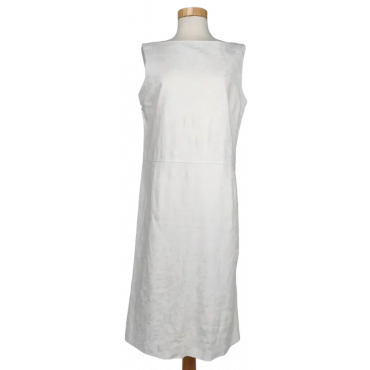 y-basic Damenkleid weiß - Gr. 40