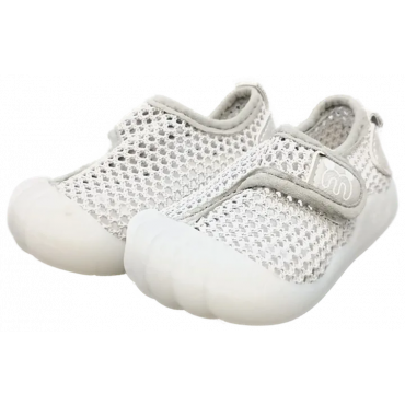 MeinBabylein Barfussschuhe  grau Gr. 17