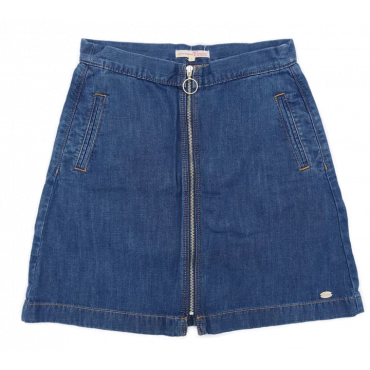 Tom Tailor Denim Damen Jeans Minirock blau Gr. S