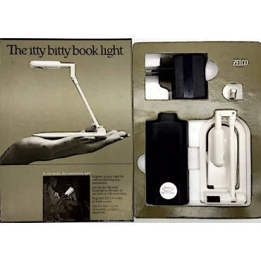 The „itty bitty” book light - Vintage Leselampe 