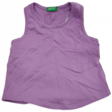 Benetton Kinder Shirt lila Gr. S/6 Jahre