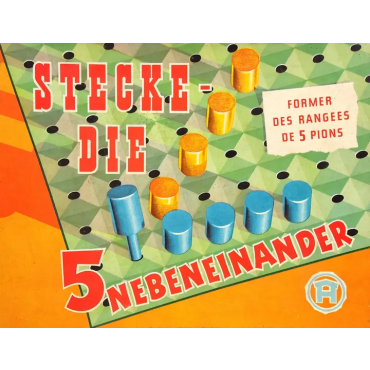 Vintage Spiel - Stecke-Die 5 Nebeneinander - AUSSER Spiele Nr. 226