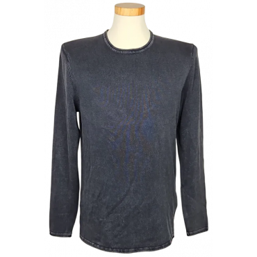 ONLY & SONS Herren Longsleeve Shirt, blau - Gr. M