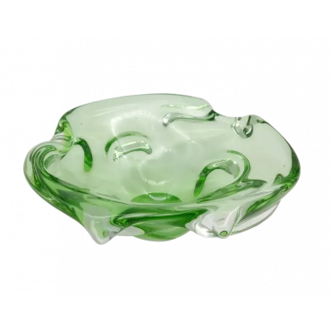 Dekorative Glasschale, grün