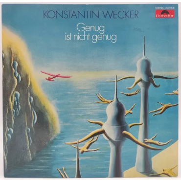 Vinyl LP - Konstantin Wecker - Genug ist nicht genug