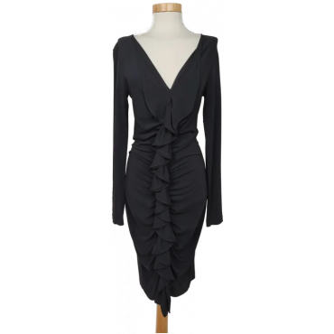 PIU & PIU Damen Kleid, schwarz - Gr. L 