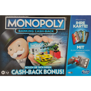 Monopoly Banking Cash-Back - Österreich Ausgabe - Gesellschaftsspiel, Parker / Hasbro Gaming