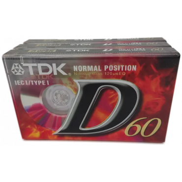 TDK  D60 Kassette  Set (3 Stück)