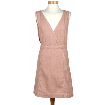 Denim Co. Damen Kleid, beige - Gr. S 