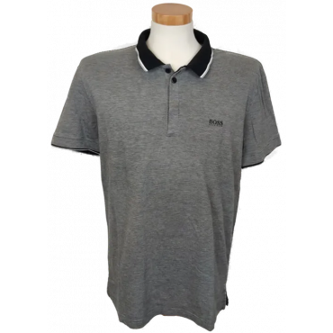 Boss Herren Poloshirt grau Gr. XL