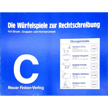 Die Würfelspiele zur Rechtschreibung - C - Lernspiel - Neuer Finken Verlag