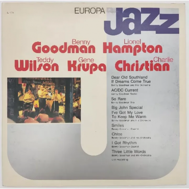 Vinyl LP - Europa Jazz - Goodman, Hampton, Wilson, Krupa, Christian