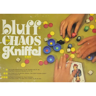 Bluff Chaos Kniffel - Vintage Gesellschaftsspiel