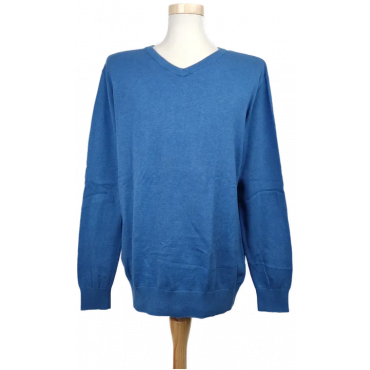 Tom Tailor Herren Pullover blau Gr.XXL