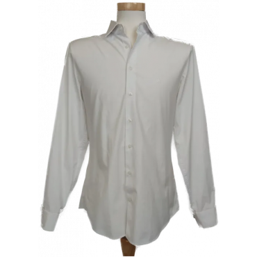 Calvin Klein Herren Hemd fitted weiß Gr. 40