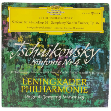 Vinyl LP - Peter Tschaikowsky, Mrawinskij - Sinfonie Nr. 4 f-moll op. 36 