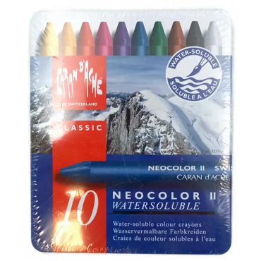 Caran D'Ache Etui 10 Neocolor Wachspastelle
