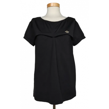 Adidas Damen Trainingsshirt, schwarz - Gr. 40