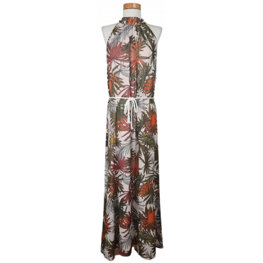 ESPRIT Damen Maxikleid, multicolor - Gr. XL 