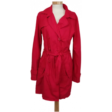 Tom Tailor Damen Trenchcoat rot Gr. M