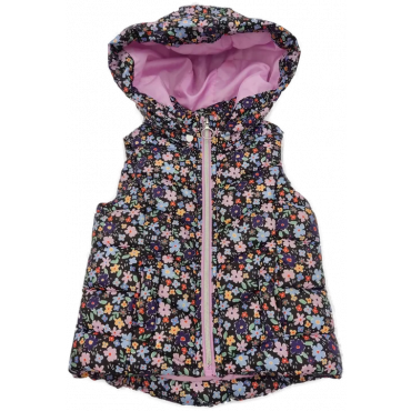 Kinder Steppweste geblümt Gr. 92