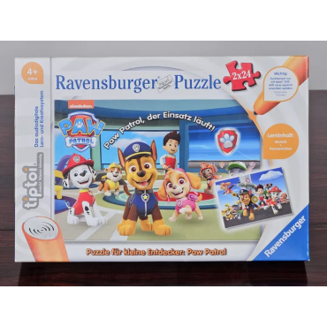 tiptoi® 2x24 Puzzle für kleine Entdecker: Paw Patrol - Ravensburger