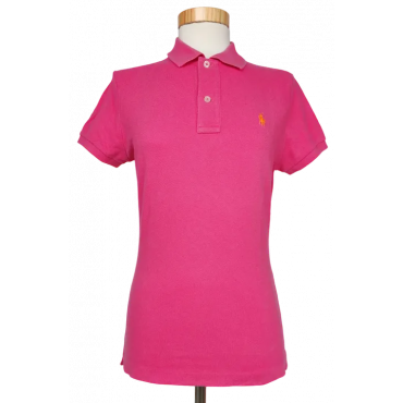Ralph Lauren Damen Polo Shirt, pink - Gr. M 