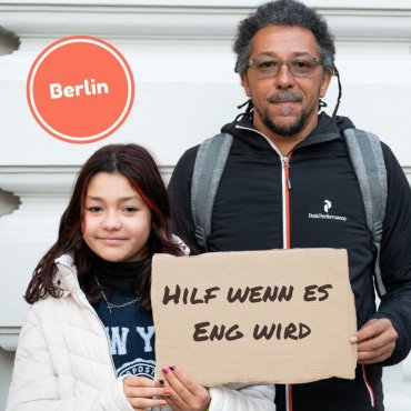 Hilf Menschen in Berlin, wenn es wirklich eng wird