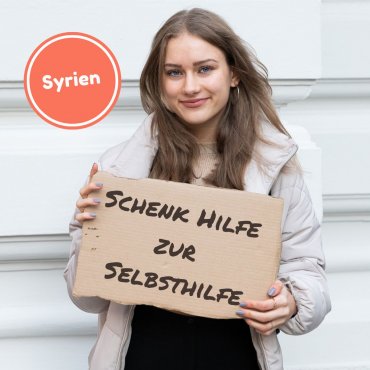 Schenk Hilfe zur Selbsthilfe in Syrien