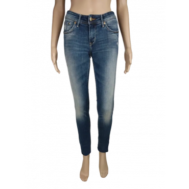 H&M Damen Jeans blau - Gr. XS/S