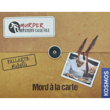 Murder Mystery Case File - Mord à la carte - Gesellschaftsspiel, Kosmos