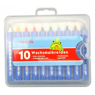 Rheita 10-teiliges Wachsmalkreiden-Set
