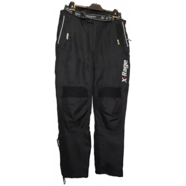 X-RAGE Herren Motorradhose schwarz Gr. S